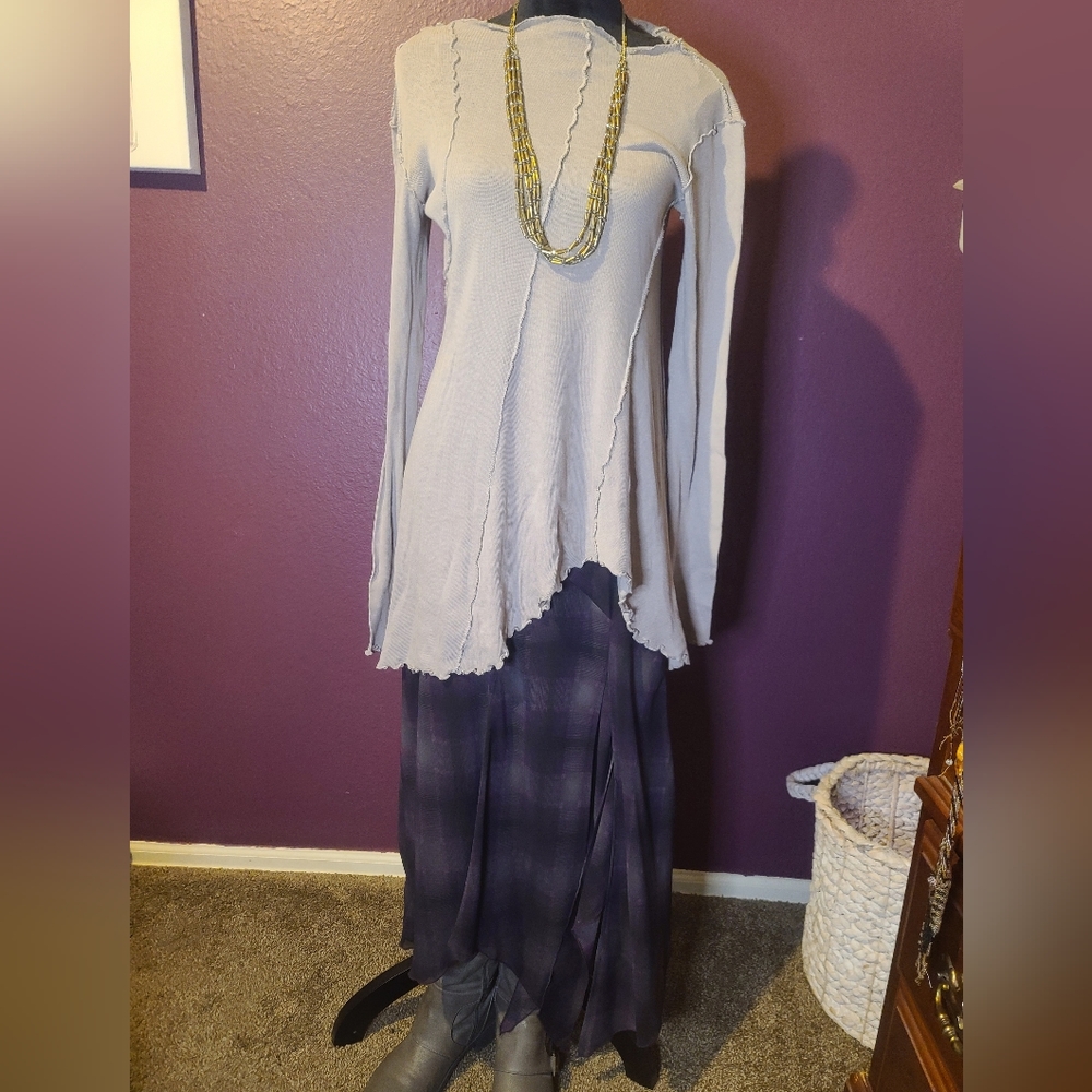 Skirt off brand size S and WE THE Free top.